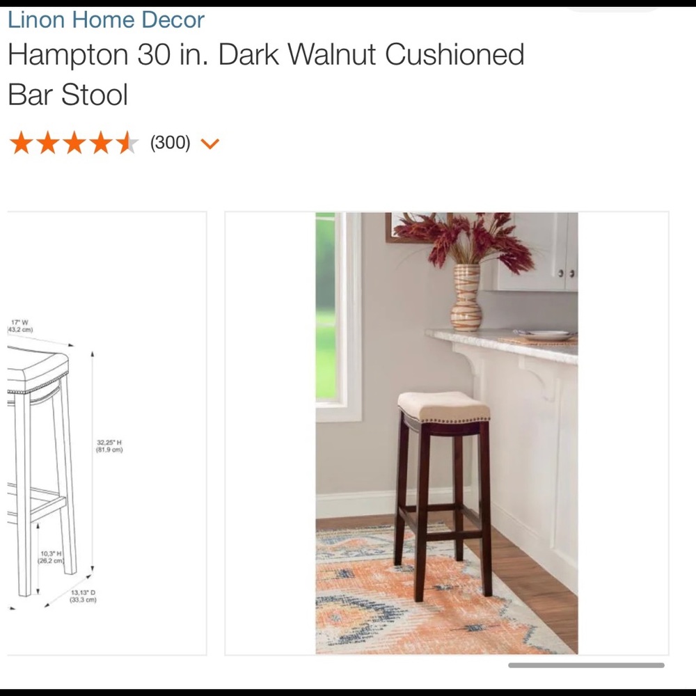 3 stools brand new!2 are in thebox 1 is assembled